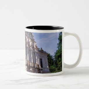 Europe, Germany, Bavaria, Linderhof. Linderhof Two-Tone Coffee Mug
