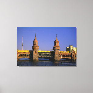 Europe, Germany, Berlin. Kreuzberg, Oberbaum Canvas Print