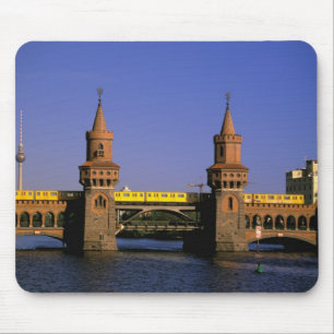 Europe, Germany, Berlin. Kreuzberg, Oberbaum Mouse Pad
