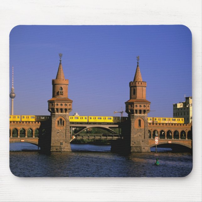 Europe, Germany, Berlin. Kreuzberg, Oberbaum Mouse Pad (Front)