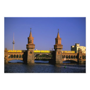 Europe, Germany, Berlin. Kreuzberg, Oberbaum Photo Print