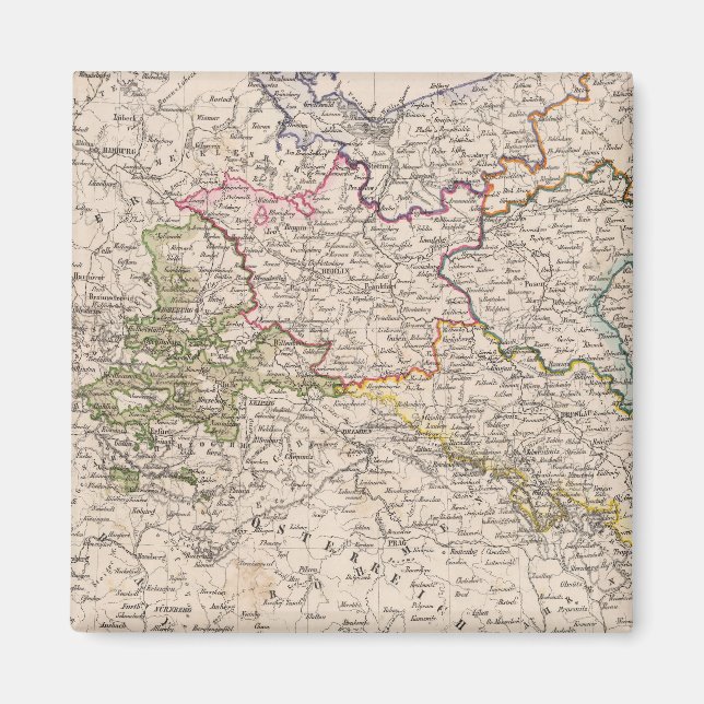 Europe, Germany, Poland Magnet (Front)