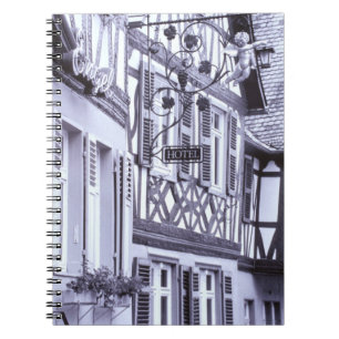 Europe, Germany, Rhineland, Pfalz, Boppard. Half Spiral Notebook