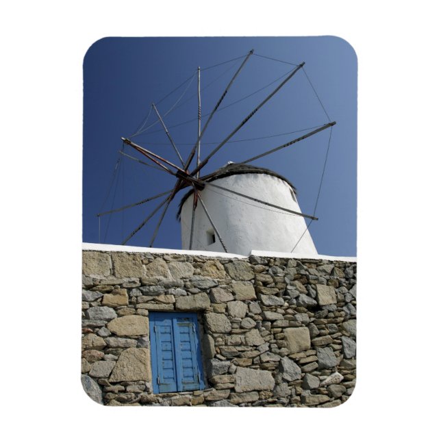 Europe, Greece, Mykonos. 2 Magnet (Vertical)