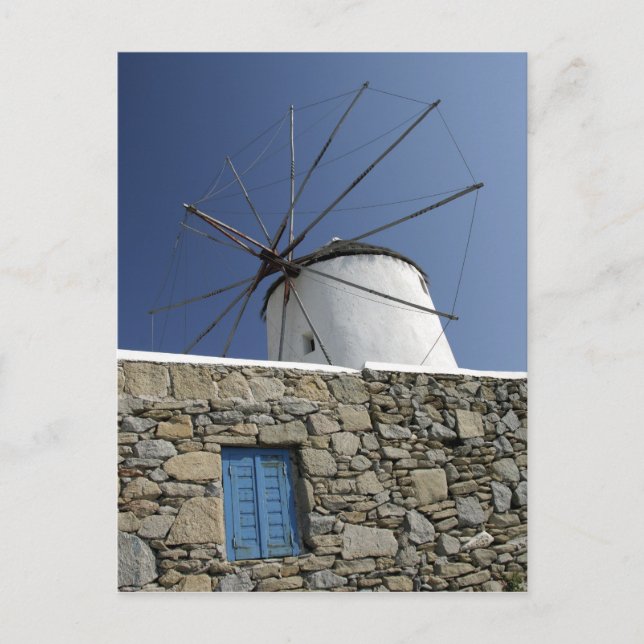 Europe, Greece, Mykonos. 2 Postcard (Front)