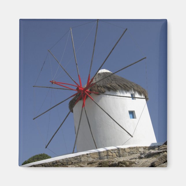 Europe, Greece, Mykonos. 3 Magnet (Front)
