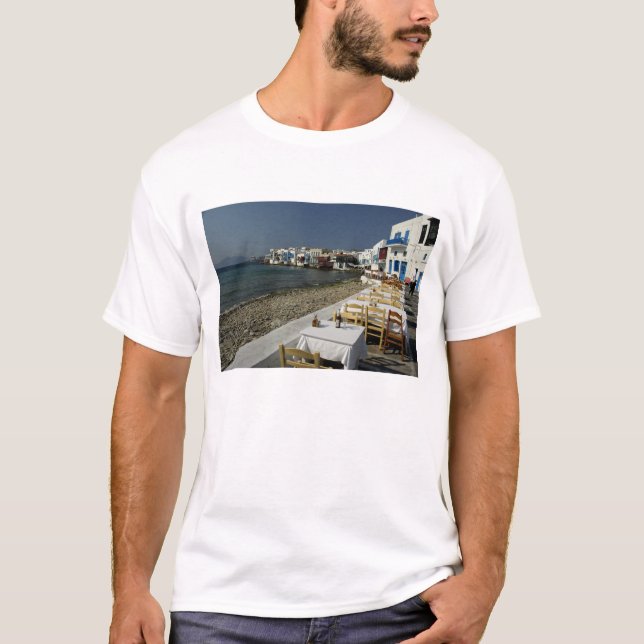 Europe, Greece, Mykonos. Views of the seaside T-Shirt (Front)