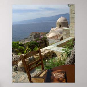 Europe, Greece, Peloponnese, Monemvasia (single Poster