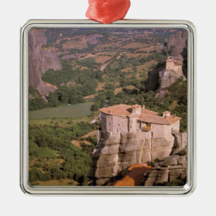 Europe, Greece, Thessaly, Meteora, Kastraki. Metal Tree Decoration
