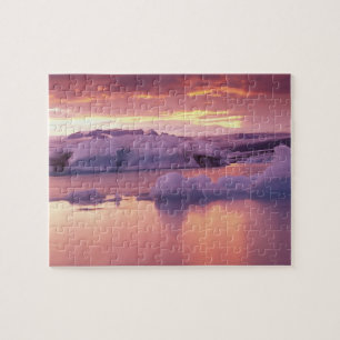 Europe, Iceland, Jokulsarlon lagoon Jigsaw Puzzle