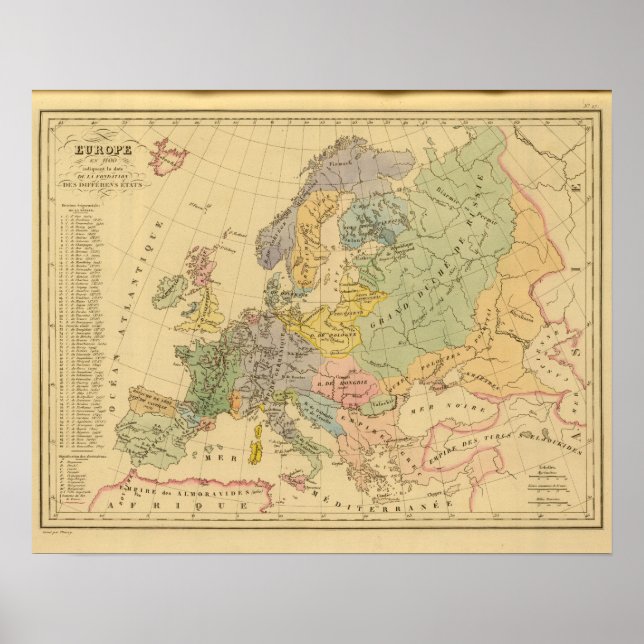 Europe in 1100 poster (Front)