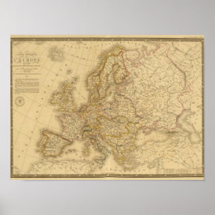 Europe in 1813 2 poster