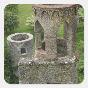 Europe, Ireland, Blarney Castle. THIS IMAGE Square Sticker