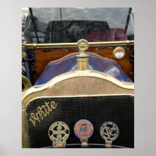 Europe, Ireland, Dublin. Vintage auto, White 2 Poster