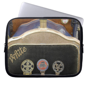 Europe, Ireland, Dublin. Vintage auto, White Laptop Sleeve
