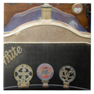 Europe, Ireland, Dublin. Vintage auto, White Tile