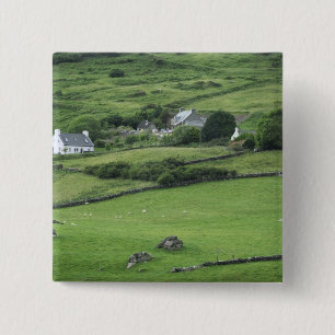 Europe, Ireland, Kerry County, Ring of Kerry. 15 Cm Square Badge