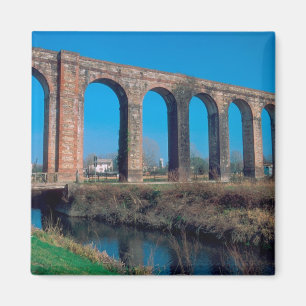 Europe, Italy. Aquaduct near Lucca. Magnet