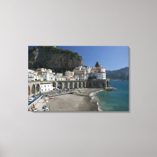 Europe, Italy, Campania, (Amalfi Coast), Amalfi: Canvas Print