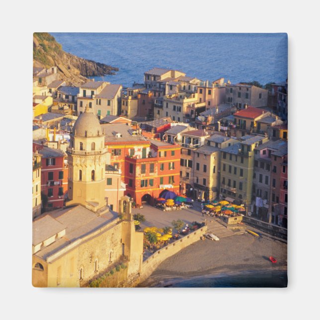 Europe, Italy, Cinque Terre. Village of Vernazza Magnet (Front)