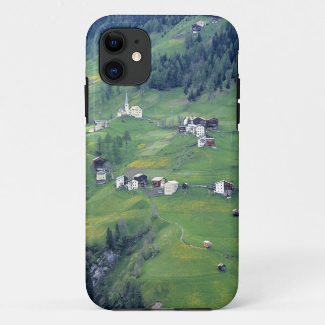 Europe, Italy, Dolomite Alps. This tiny village Case-Mate iPhone Case (Back)