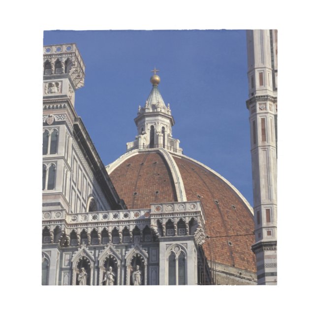 Europe, Italy, Florence. Duomo Cathedral Notepad (Front)