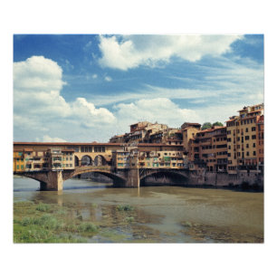Europe, Italy, Florence. The Ponte Vecchio Photo Print