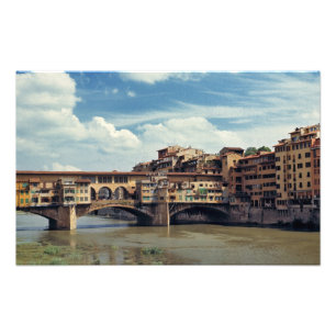 Europe, Italy, Florence. The Ponte Vecchio Photo Print