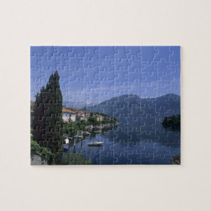 Europe, Italy, Lake Como, Tremezzo. Northern Jigsaw Puzzle