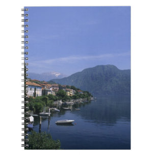 Europe, Italy, Lake Como, Tremezzo. Northern Spiral Notebook