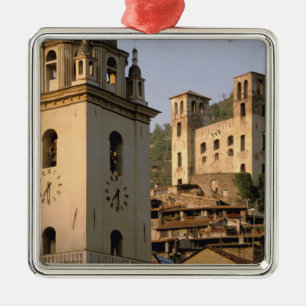 Europe, Italy, Liguria, Dolceacqua: Riviera di Metal Tree Decoration