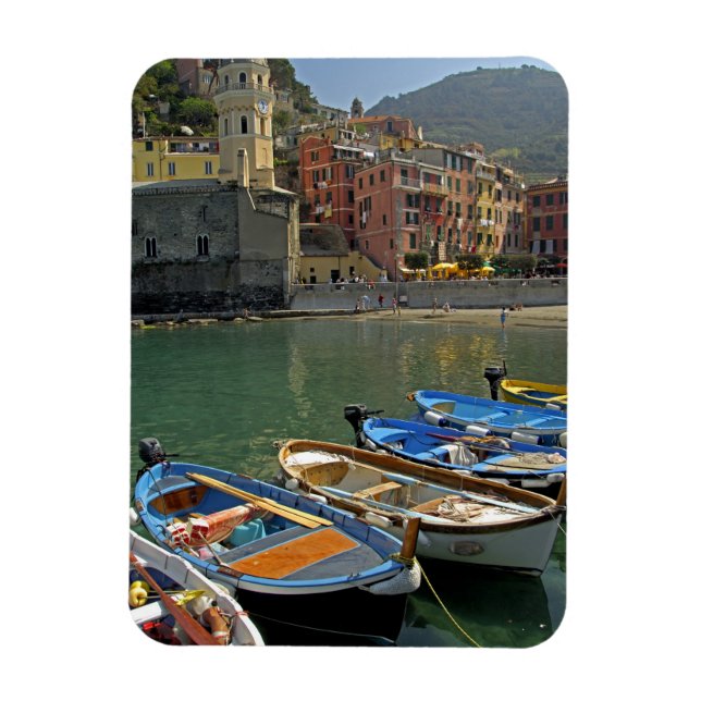 Europe, Italy, Liguria region, Cinque Terre, 2 Magnet (Vertical)