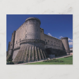 Europe, Italy, Naples, Castle Nuovo Postcard