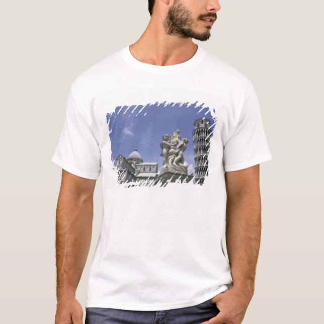 Europe, Italy, Pisa, Leaning Tower of Pisa T-Shirt (Front)