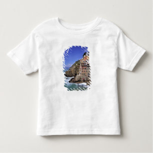 Europe, Italy, Riomaggiore. Riomaggiore is built Toddler T-Shirt