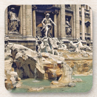 Europe, Italy, Rome. Coins litter the bottom of Coaster