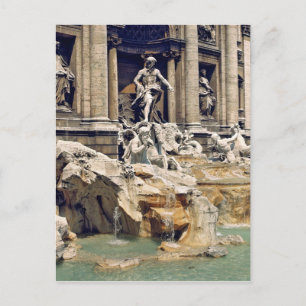 Europe, Italy, Rome. Coins litter the bottom of Postcard