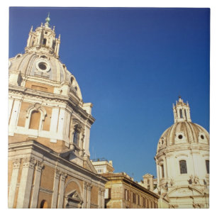 Europe, Italy, Rome. Santa Maria Di Lorento and Tile