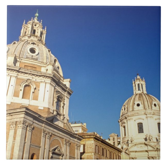 Europe, Italy, Rome. Santa Maria Di Lorento and Tile (Front)