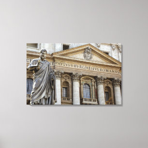 Europe, Italy, Rome. St. Peter's Basilica (aka 2 Canvas Print
