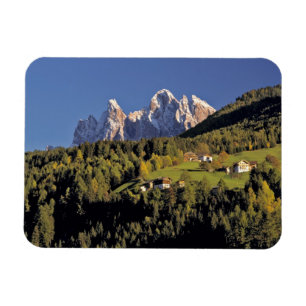 Europe, Italy, San Pietro. The Odle Group seem Magnet