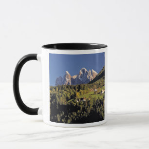Europe, Italy, San Pietro. The Odle Group seem Mug