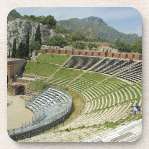 Europe, Italy, Sicily, Taormina. 3rd century Coaster