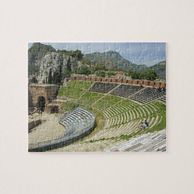Europe, Italy, Sicily, Taormina. 3rd century Jigsaw Puzzle (Horizontal)