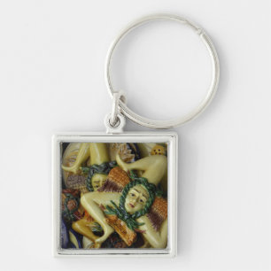Europe, Italy, Sicily, Taormina. Traditional 9 Key Ring