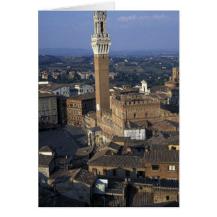 Europe, Italy, Siena. Town overview