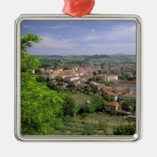 Europe, Italy, Tuscany, Certaldo. Mediaeval hill Metal Tree Decoration