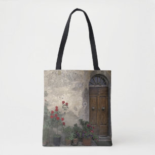 Europe, Italy, Tuscany, Chianti, Tuscan doorway Tote Bag