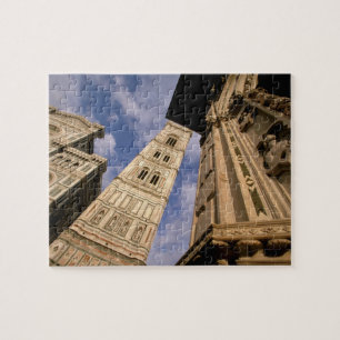 Europe, Italy, Tuscany, Florence. Piazza del 3 Jigsaw Puzzle