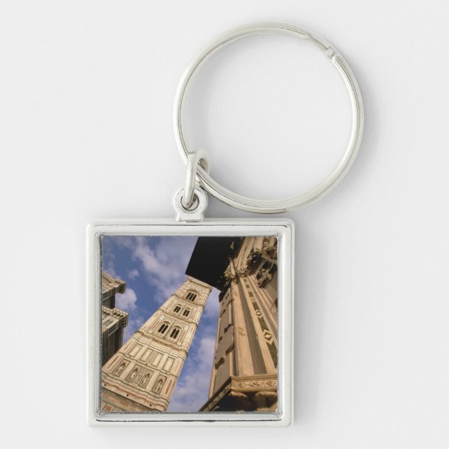 Europe, Italy, Tuscany, Florence. Piazza del 3 Key Ring (Front)